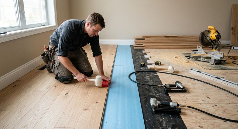 Hardwood Floor Installation in Manassas, VA