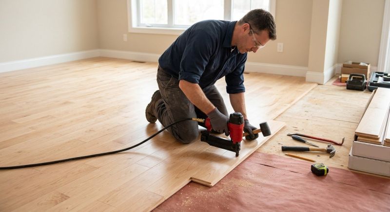 Maple Flooring Installation in Manassas, VA