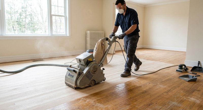 Pine Floor Refinishing in Alpharetta, GA