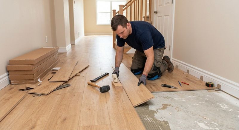 Plank Laminate Installation in Roseville, CA
