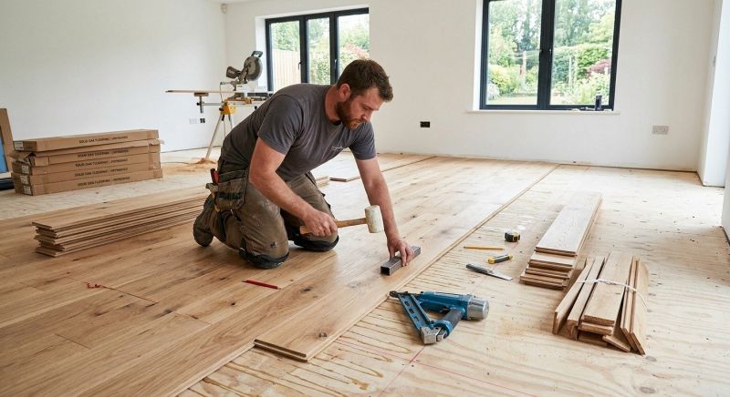 Teak Flooring Installation in Manassas, VA