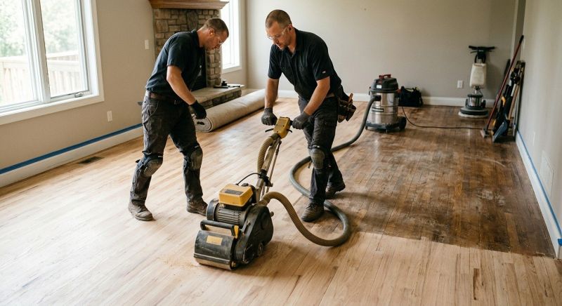Tiger Wood Floor Refinishing in Olathe, KS