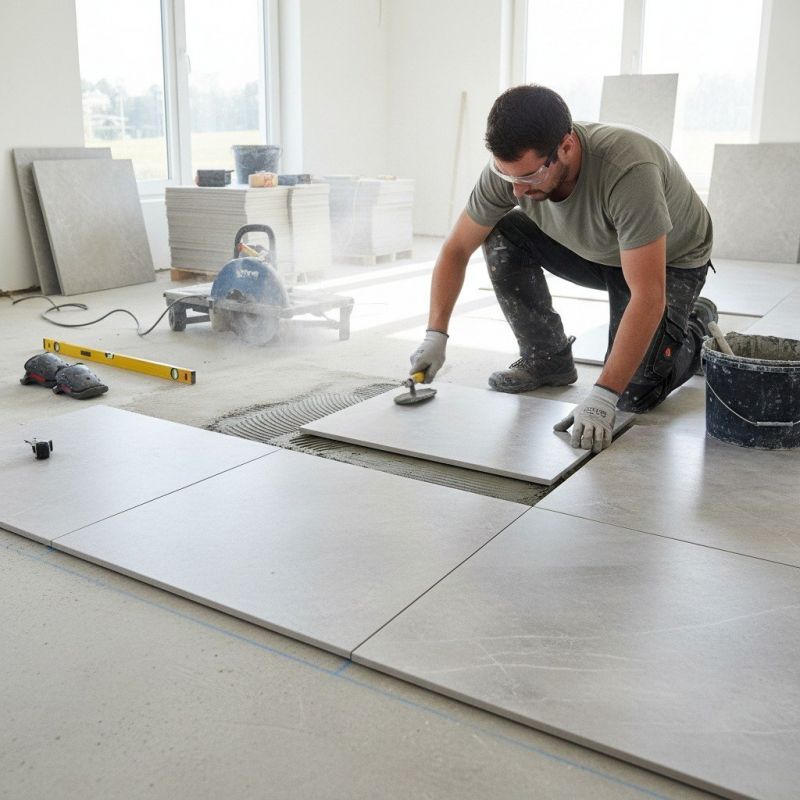 Travertine Floor Installation in Longmont, CO