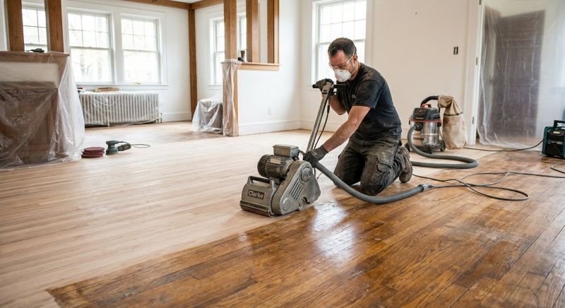 Walnut Floor Refinishing in Olathe, KS