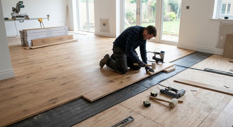 White Oak Floor Installation in Phoenix, AZ