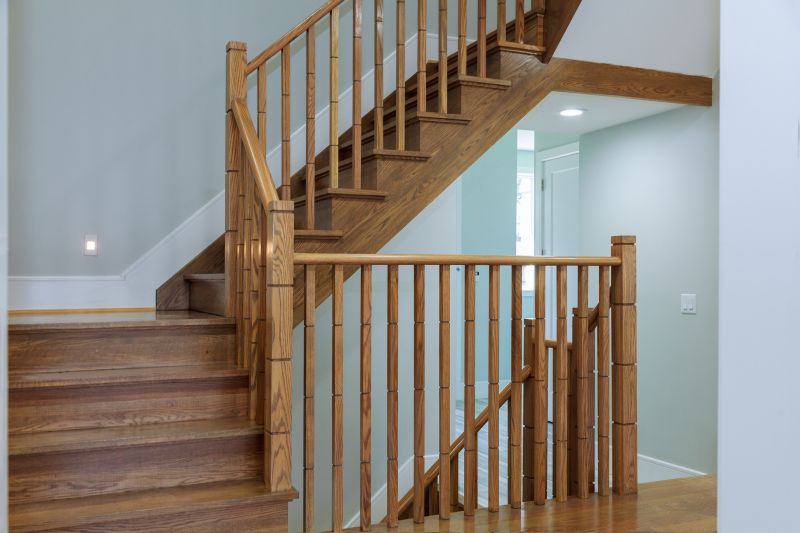 Refinished Wood Stairs